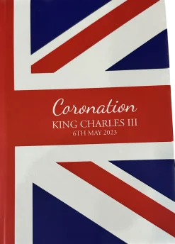 Customworks Coronation Union Jack A5 Notebook- Royal|Stationery