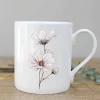 Toasted Crumpet Cosmos Bone China Mug Boxed- Flowers & Garden