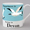 Repeat Repeat Country and Coast Devon Seagulls Mug- Great Britain