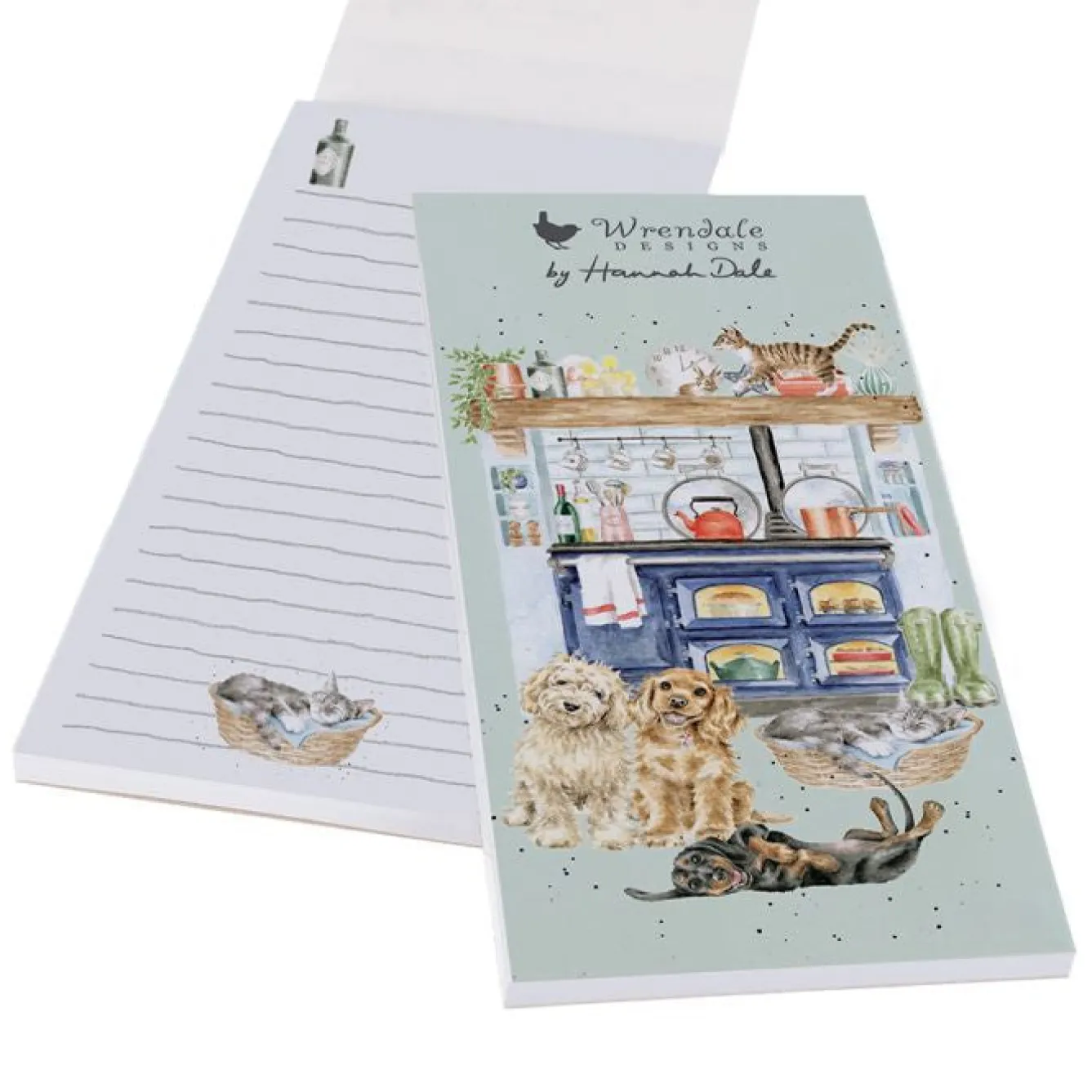 Wrendale Designs 'Country Kitchen' Dog Shopping List Pad- Stationery