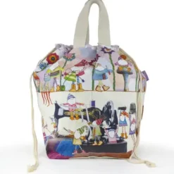 Emma Ball Crafting Gnomes Large Bucket Bag- Crafts|Bags