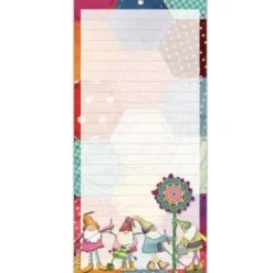 Emma Ball Crafting Gnomes Lined Magnetic Pad- Stationery