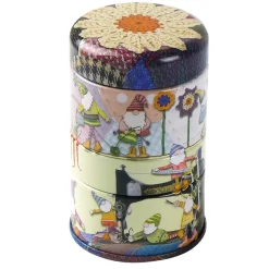 Emma Ball Crafting Gnomes Set of 3 Mini Stacker Tins- Storage