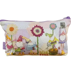Emma Ball Crafting Gnomes Zipped Pouch- Crafts|Bags