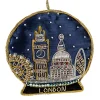 Tinker Tailor Crystal London Snowglobe Decoration by London- Christmas Decorations|Seasonal Decor