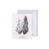 Wrendale Designs 'Curious Hen' Gift Enclosure Card- Greeting Cards