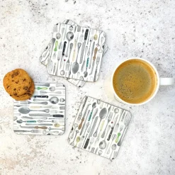 Corinne Alexander Cutlery Coaster Set by- Coasters