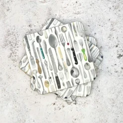 Corinne Alexander Cutlery Coaster Set by- Coasters