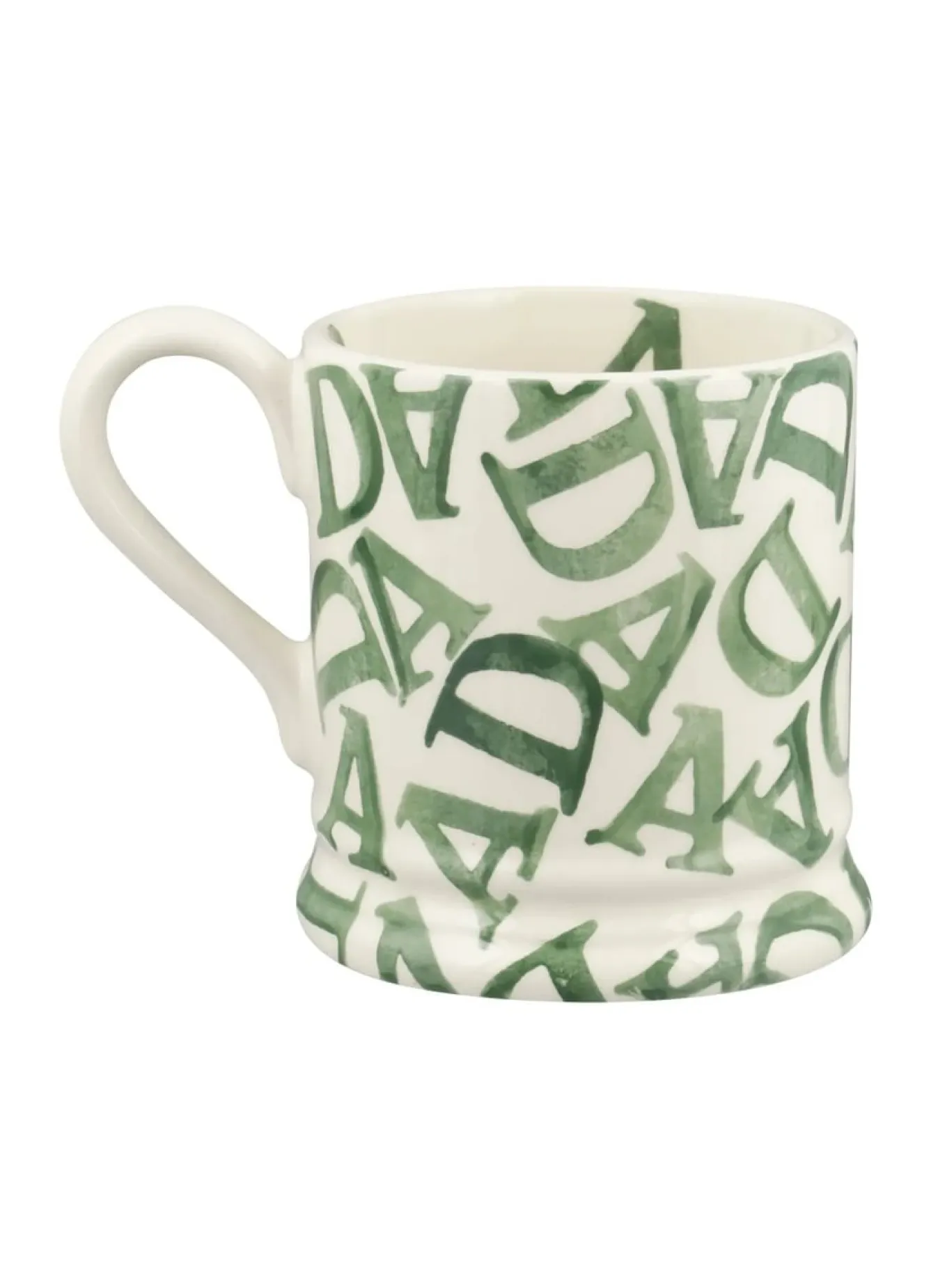Emma Bridgewater D.A.D. Green 1/2 Pint Mug- Father's Day