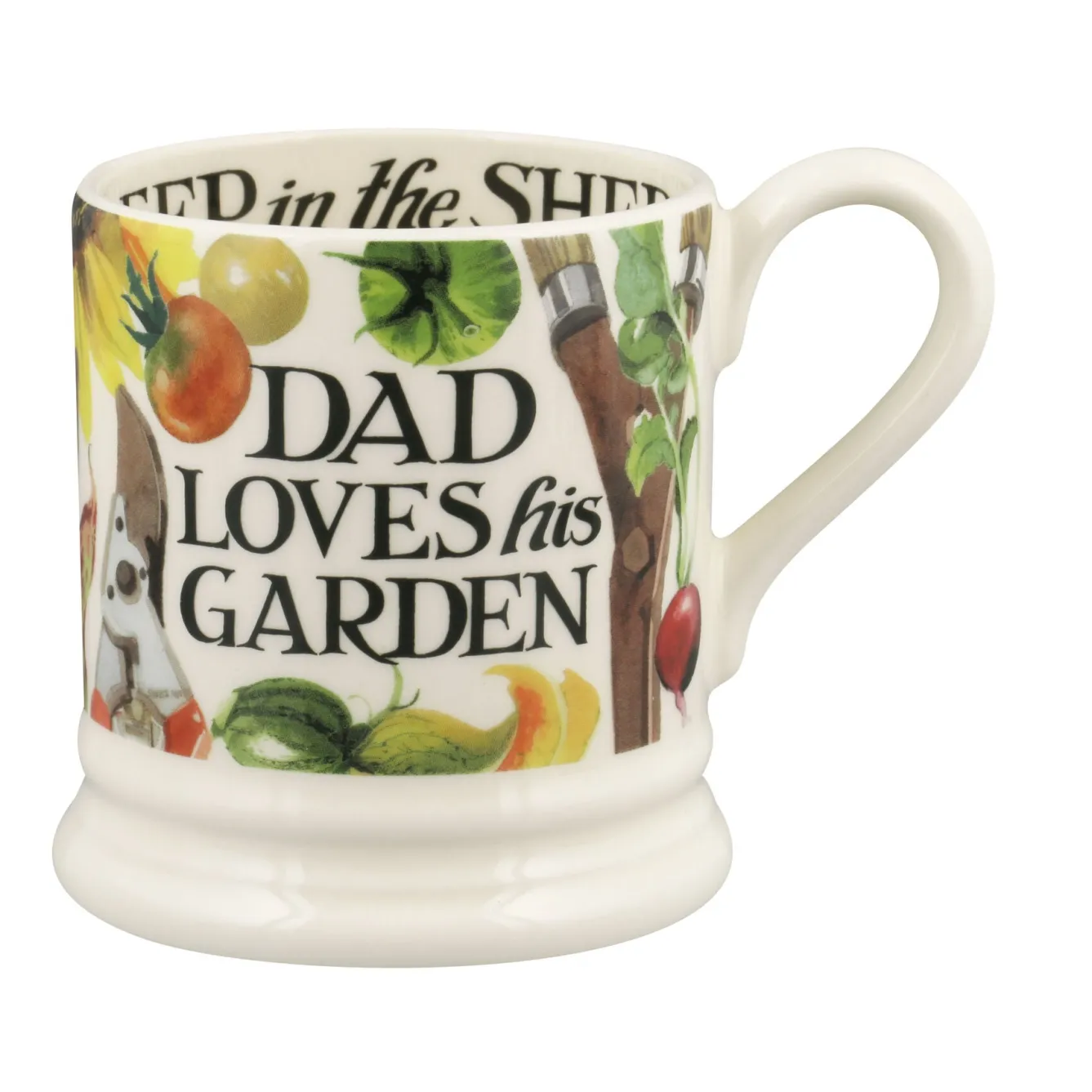 Emma Bridgewater Dad Loves His Garden 1/2 Pint Mug- Father's Day|Flowers & Garden