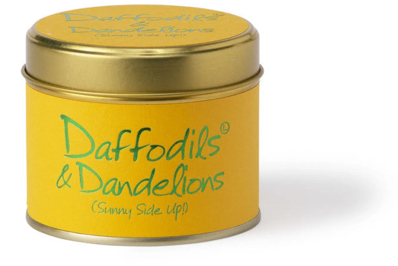 Lily-Flame Daffodils & Dandelions Scented Candle- Home Fragrance