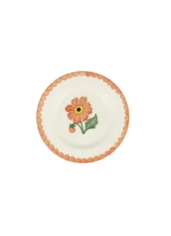 Emma Bridgewater Dahlia Hand-Stamped  6 1/2 inch Plate- Plates