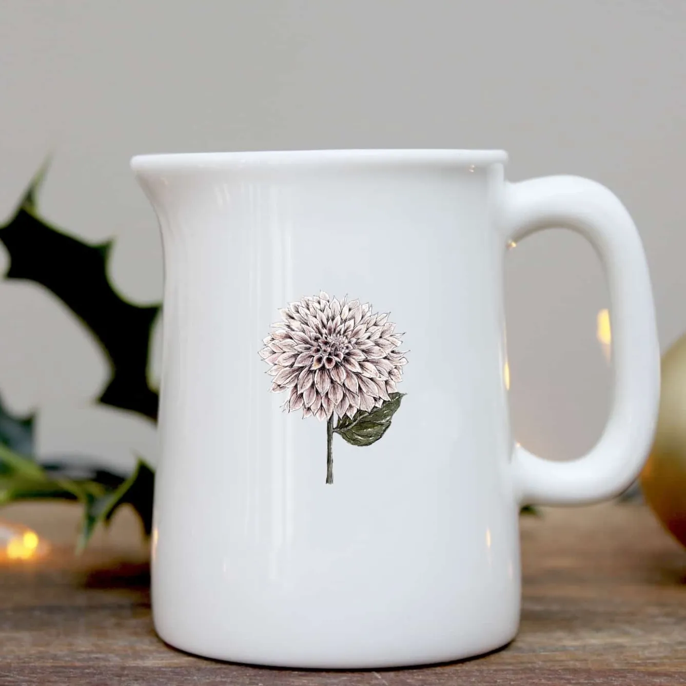 Toasted Crumpet Dahlia Mini Jug in a Gift Box- Jugs
