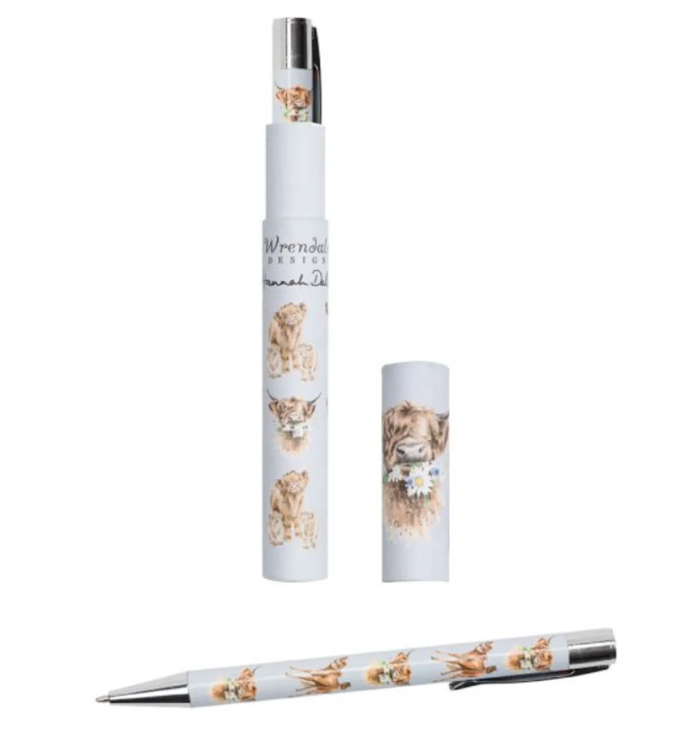 Wrendale Designs 'Daisy Coo' Highland Cow Pen- Stationery