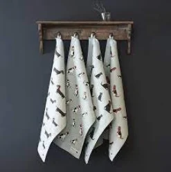 Sweet William Dalmatian Tea Towel- Tea|Tea Towels