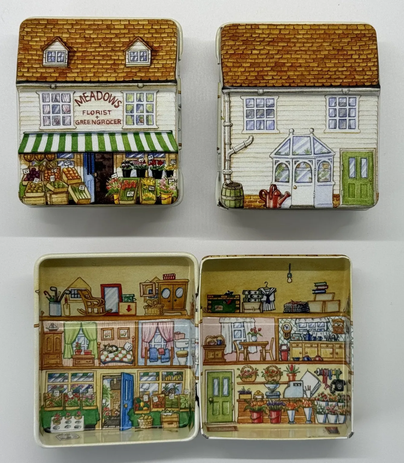 Elite Tins Dana Kubick Mini House Tins- Children|Children