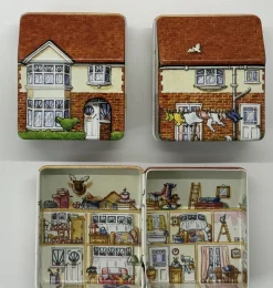 Elite Tins Dana Kubick Mini House Tins- Children|Children