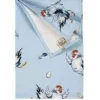Jane Abbott Designs Dancing Hen Blue Cotton Tea Towel- Tea|Tea