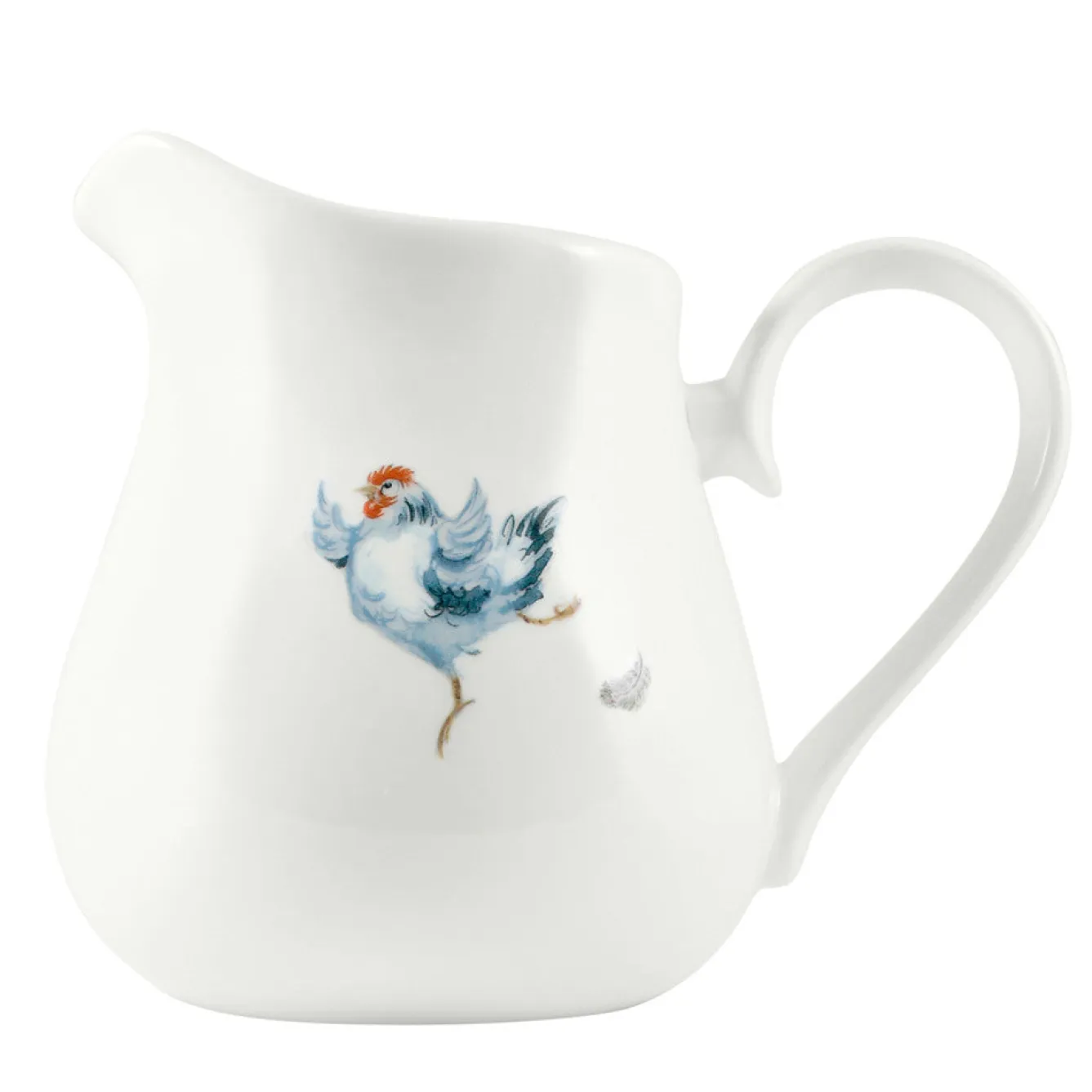 Jane Abbott Designs Dancing Hen Bone China Fat Jug - Small- Tea|Jugs