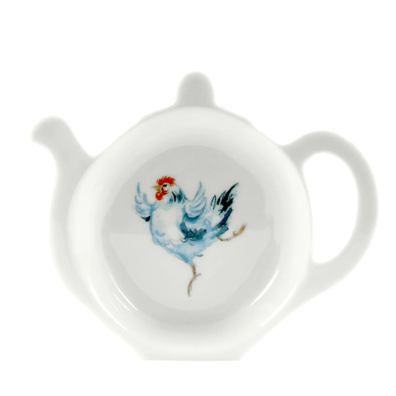 Jane Abbott Designs Dancing Hen Bone China Tea Bag Tidy- Tea|Tea