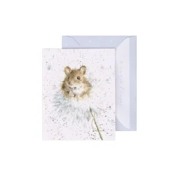 Wrendale Designs 'Dandelion' Mouse Gift Enclosure Card- Greeting Cards