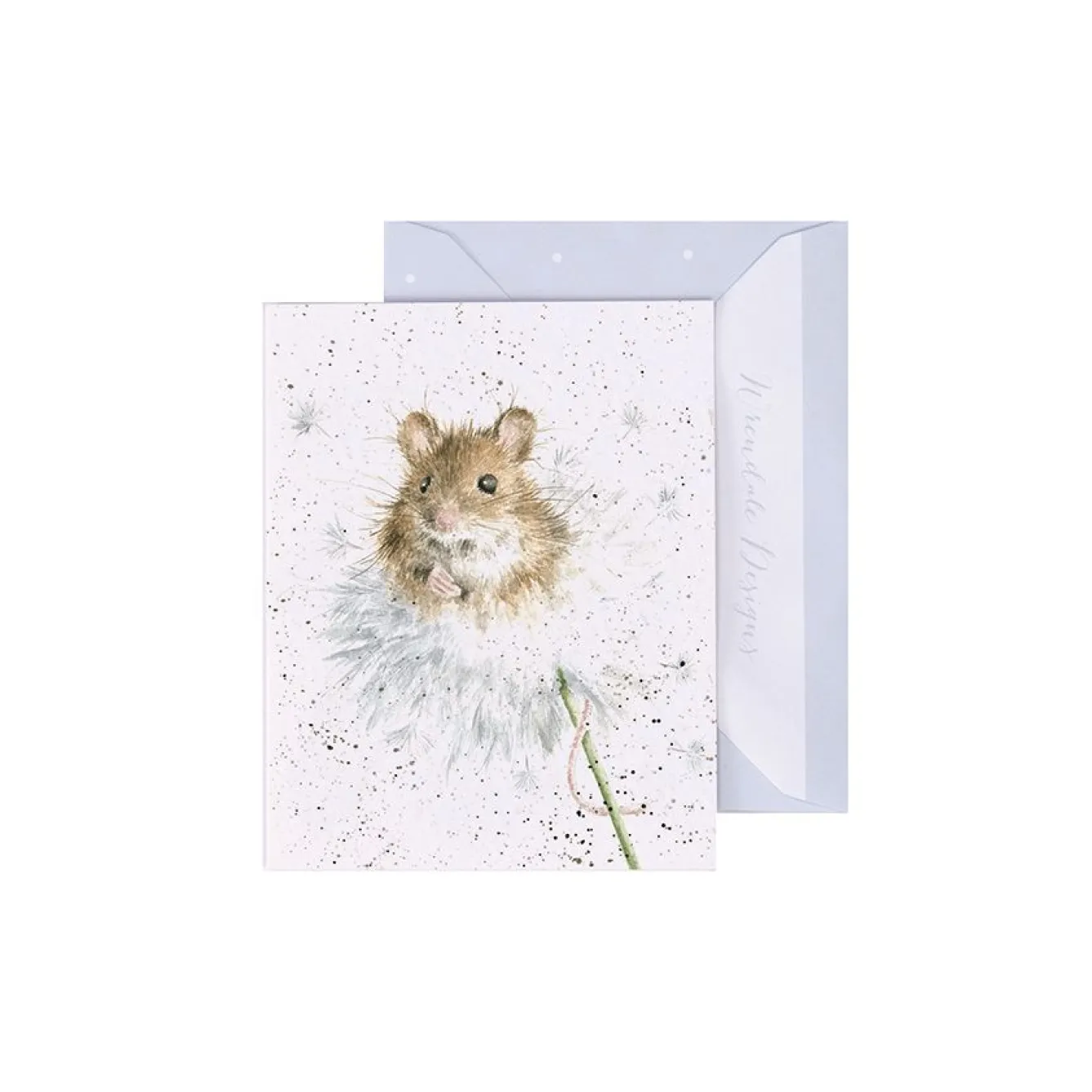 Wrendale Designs 'Dandelion' Mouse Gift Enclosure Card- Greeting Cards