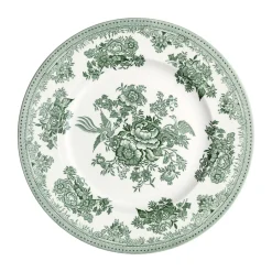Burleigh Dark Green Asiatic Pheasant Dinner Plate 10 1/2 in- Plates