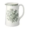Burleigh Dark Green Asiatic Pheasants Medium Tankard Jug- Jugs