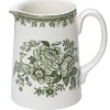 Burleigh Dark Green Asiatic Pheasants Small Tankard Jug- Jugs