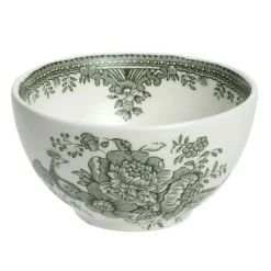 Burleigh Dark Green Asiatic Small Sugar Bowl - 3.75in/9.5cm- Tea|Bowls & Dishes