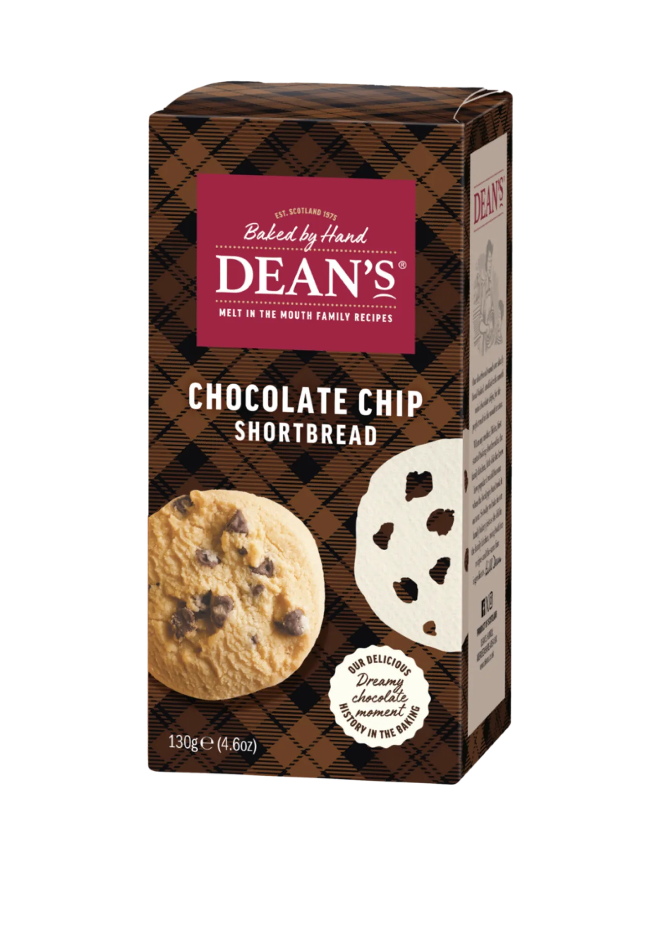 Dean's of Huntley Shortbread Dean's Choc Chip Shortbread Rounds 130g- Tea|Snacks & Crackers