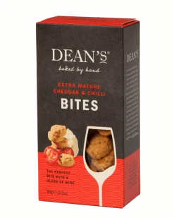 Dean's of Huntley Shortbread Dean's Extra Mature Cheddar with Chilli Bites- Christmas|Tea