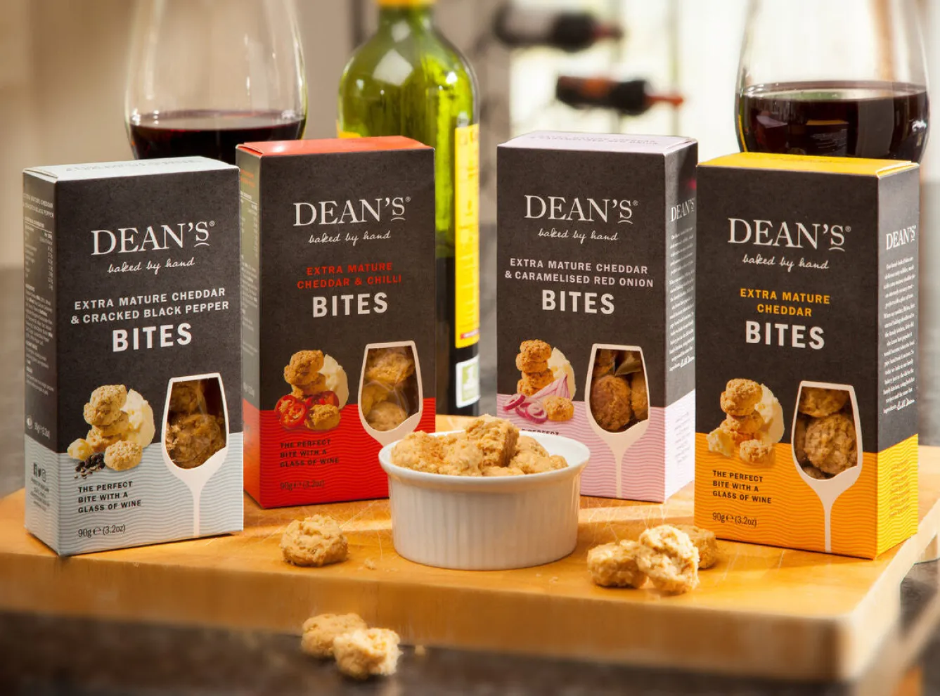 Dean's of Huntley Shortbread Dean's Extra Mature Cheddar with Chilli Bites- Christmas|Tea