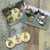 Emma Ball Diving Puffins Set of 6 Stitch Crochet Markers in a Pocket Tin- Stationery|Crafts