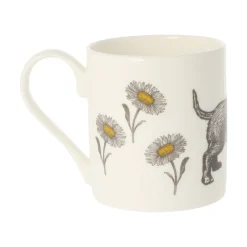 Thornback & Peel Dog & Daisy Bone China Mug- Flowers & Garden|Animals