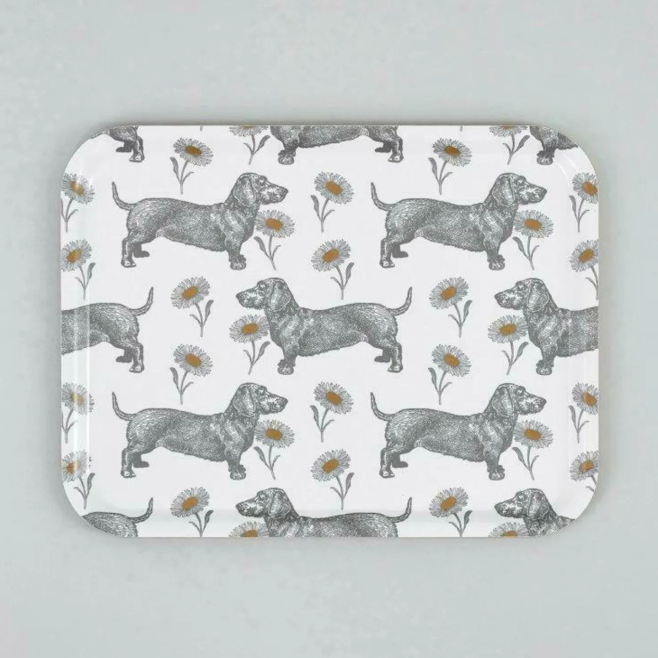 Thornback & Peel Dog & Daisy Large Tray- Tea|Trays