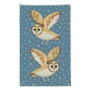 Tins Dog & Dome Owl Tea Towel- Tea|Tea Towels