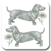 Thornback & Peel Dog and Daisy Pot Stand- Melamine