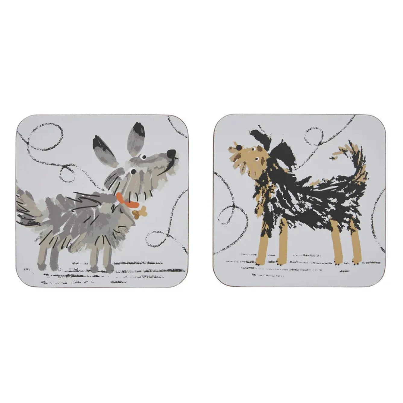 Ulster Weavers Dog Days Coasters - Set of 4- Coasters