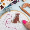Hawthorn Handmade Dog Magnetic Needle Holder- Crafts