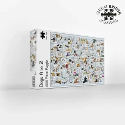 GB Jigsaws Ltd Dogs A-Z 1000 Piece Jigsaw Puzzle- Puzzles