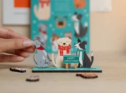 Dapple & Dot Dogs Christmas Pop Out Card- Christmas Cards|Christmas