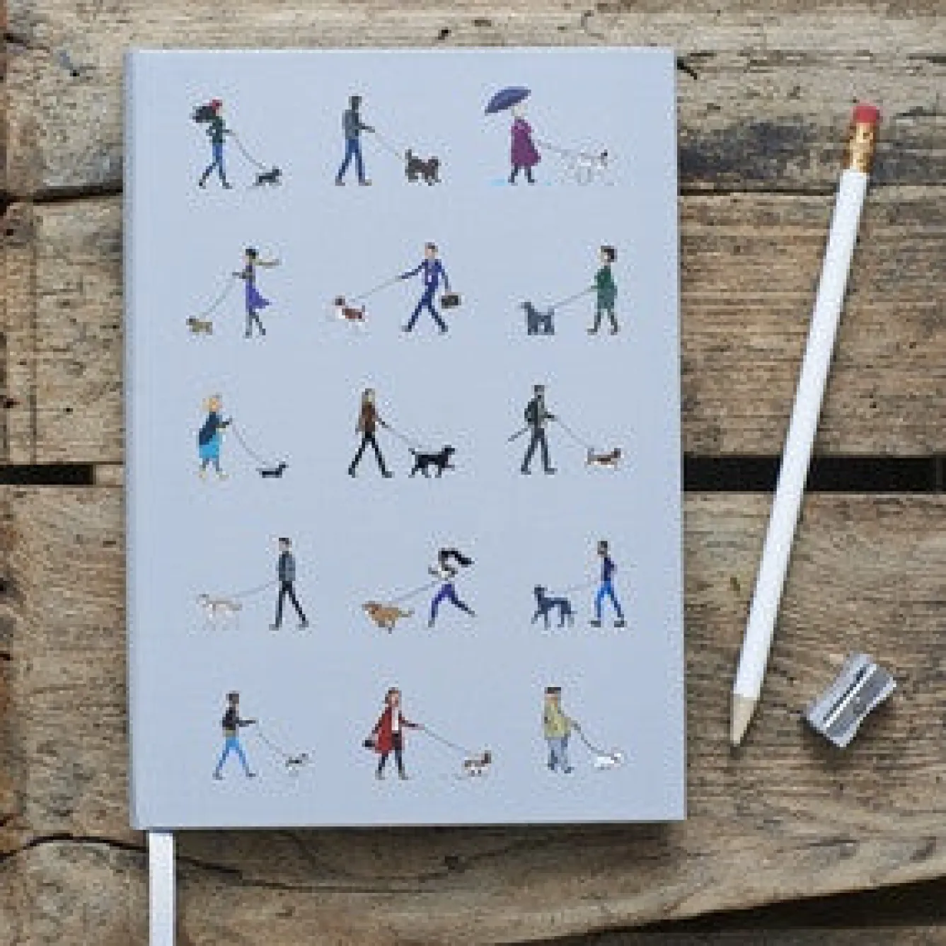 Sweet William Dog Walkers Notebook- Stationery