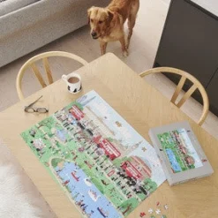 Sweet William Dog Walkers of London Jigsaw Puzzle- Puzzles