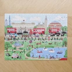 Sweet William Dog Walkers of London Jigsaw Puzzle- Puzzles
