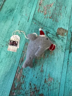 Amica Felt Dolphin with Present Felt Decoration- Christmas Decorations|Christmas
