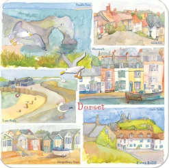 Emma Ball Dorset Coaster- Tea|Coasters