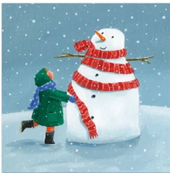 Emma Ball Dressing the Snowman Pack of 6 Christmas Cards- Christmas Cards|Christmas