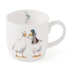 Wrendale Designs 'Duck Love' Duck Small Bone China Mug (11oz)- Animals|Animals