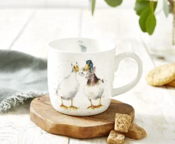 Wrendale Designs 'Duck Love' Duck Small Bone China Mug (11oz)- Animals|Animals